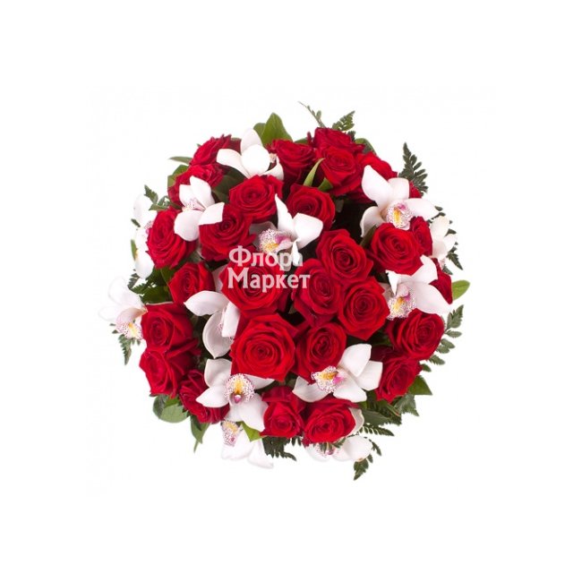 Букет «Помада» в Петрозаводске от магазина цветов «Флора Маркет»