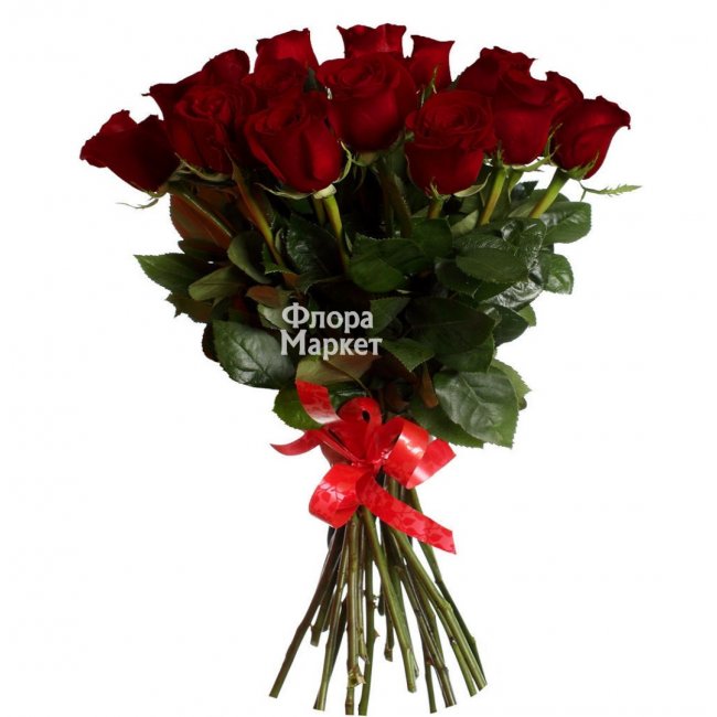Особые чувства - 15 роз в Петрозаводске от магазина цветов «Флора Маркет»