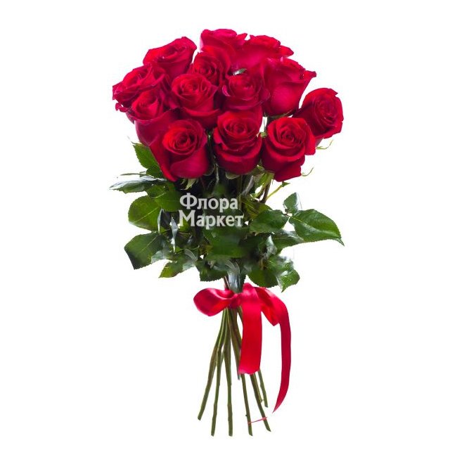 Радость встречи - 15 роз 60 см. в Петрозаводске от магазина цветов «Флора Маркет»