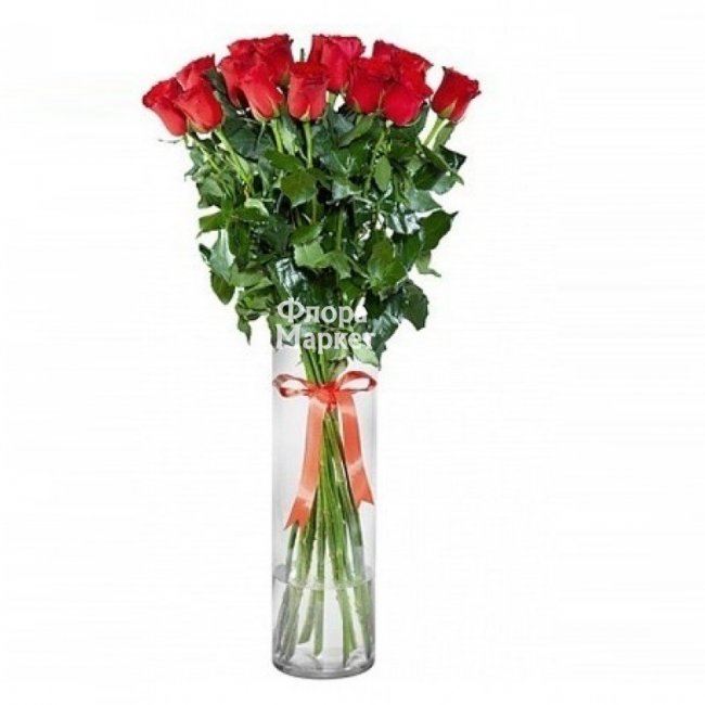 Высокая роза из Голландии 100см в Петрозаводске от магазина цветов «Флора Маркет»