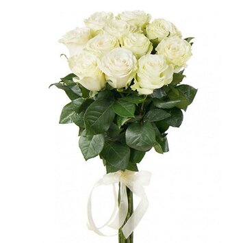 Влюбленность - 11 белых роз