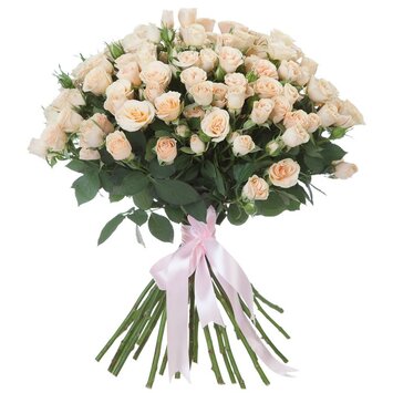 Букет кустовых роз 21 шт