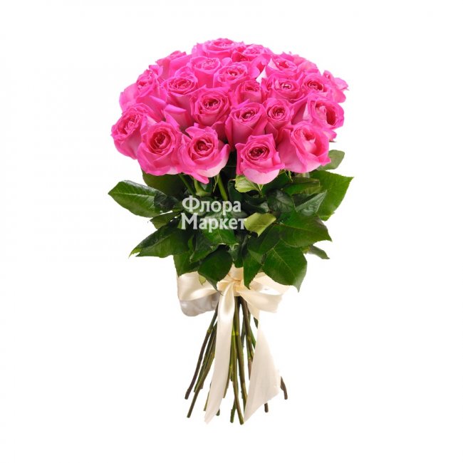 Розовый закат в Петрозаводске от магазина цветов «Флора Маркет»