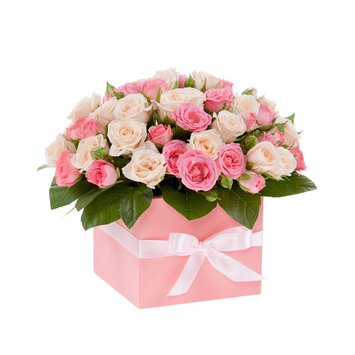 Милый презент - 11 роз в коробке