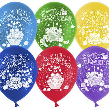 Шары «С днем рождения»