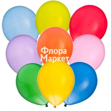 Набор гелиевых шаров 11 шт. от интернет-магазина «Флора Маркет» в Петрозаводске