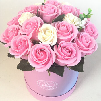 Композиция из мыльных цветов  