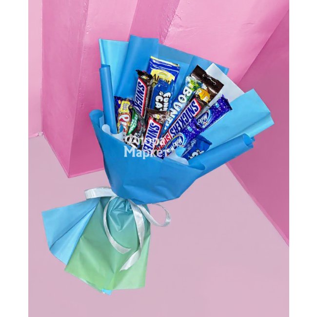 Сладкий букет в Петрозаводске от магазина цветов «Флора Маркет»