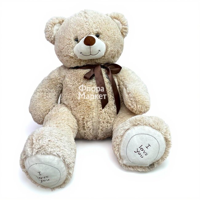 Мягкая игрушка огромный Мишка в Петрозаводске от магазина цветов «Флора Маркет»