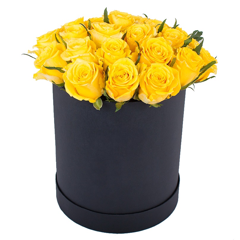 25 желтых роз от интернет-магазина «Флора Маркет» в Петрозаводске